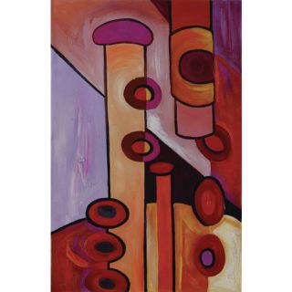 Absolutely Abstract Painting on Wrapped Canvas