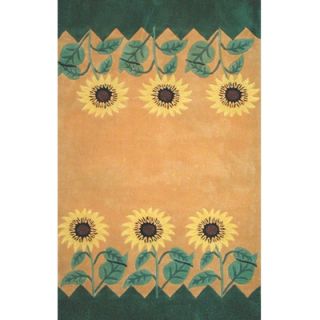 American Home Rug Co. Bright Sunflower Area Rug