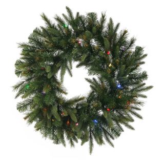Cashmere Prelit Wreath   Christmas Wreaths