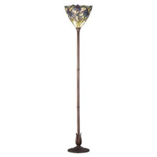 Meyda Tiffany Iris Torchiere Floor Lamp