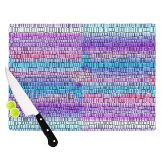Drip Dye Strid by Nina May Abstract Cutting Board by KESS InHouse