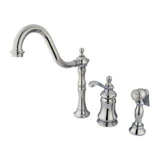 Kingston Brass Templeton Single Handle Widespread Kitchen Faucet with