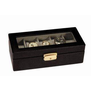Royce Leather Royce Leather Mens 5 Slot Watch Box in Genuine Leather