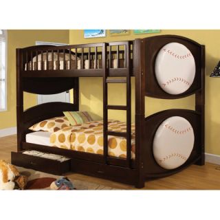 All star Twin Over Twin Bunk Bed by Hokku Designs