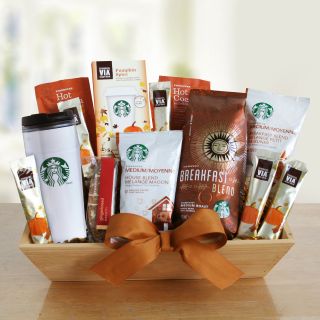 Starbucks Autumn Fireside Delights Gift Basket   Gift Baskets by Occasion