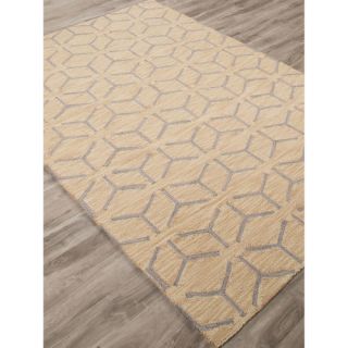 Fusion Hand Tufted Yellow/Beige Area Rug by JaipurLiving