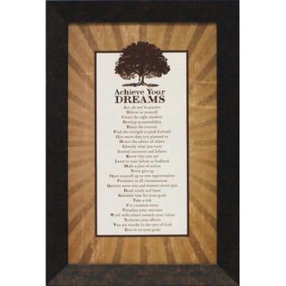 Artistic Reflections Achieve Your Dreams Wall Art