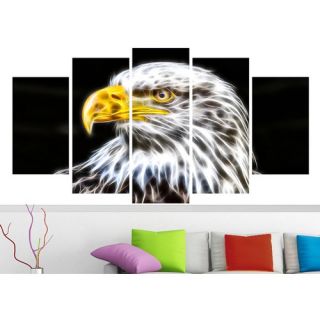 Bald Eagle 5 Piece Graphic Art on Wrapped Canvas Set by DesignArt