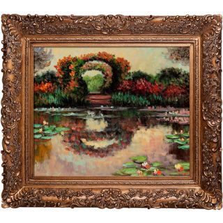 Flowering Arches Giverny by Claude Monet Framed Painting Print by Tori