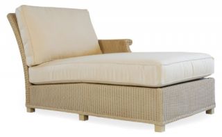 Lloyd Flanders Hamptons All Weather Wicker Left Arm Chaise Lounge   Outdoor Chaise Lounges