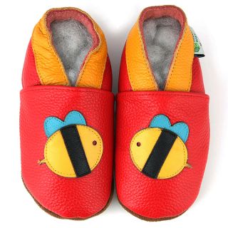 Bumble Bee Soft Sole Leather Baby Shoes
