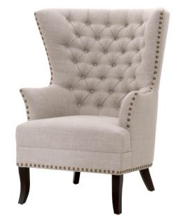 Orient Express Furniture Bristol Wingback Accent Chair   Accent Chairs