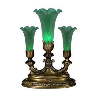 Meyda Tiffany Victorian Nouveau Lily 23 H Table Lamp with Bowl Shade