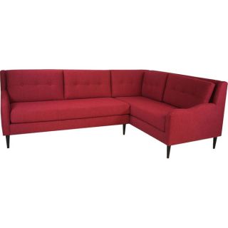 inncdesign Genova Handmade Modern Red Sectional Sofa   15884951