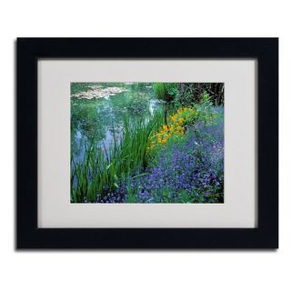 Kathy Yates Monets Lily Pond Framed Mattted Wall Art