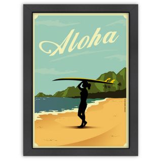 Diego Patino Aloha Framed Print  ™ Shopping