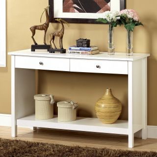 Furniture of America Boulder 2 Drawer Side Accent Console Table   Console Tables