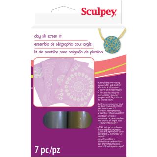 Sculpey Silkscreen Kit Metallic