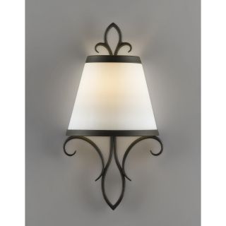 Feiss Peyton WB1486BK Wall Fixture   7.5W in.   Black   Wall Sconces