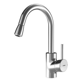 Hansa HansaCuisine One Handle Single Hole Kitchen Faucet with Pull