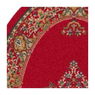 Pastiche Merkez Currant Red Oval Rug by Milliken
