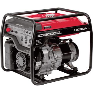 Honda EG5000 DAVR Portable Generator — 5000 Surge Watts, 4500 Rated Watts, CARB-Compliant, Model# EG5000CLAT  Portable Generators