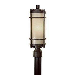 Mirador Outdoor Post Lantern in Textured French Bronze