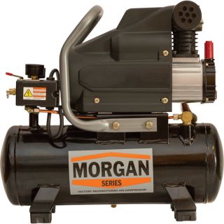 Morgan Series Reconditioned Portable Electric Air Compressor — 1 HP, 3-Gallon Tank, Model# L13R  1   10 Gallon Air Compressors
