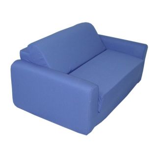 Elite Products Royal Blue Childrens Foam Sleeper Sofa