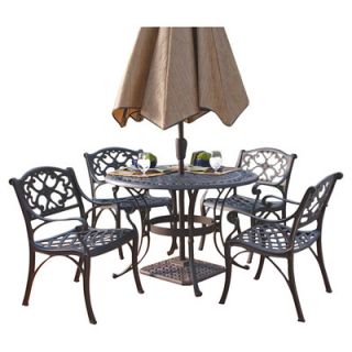 Home Styles 5 Piece Outdoor Dining Set III