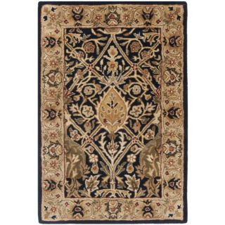 Safavieh Handmade Persian Legend Blue/ Gold Wool Rug (26 x 4