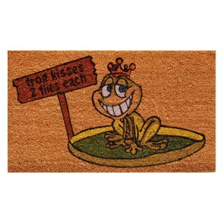 Home & More Frog Kisses Outdoor Doormat   Doormats