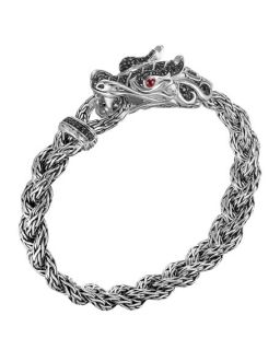 John Hardy Batu Naga Dragon Black Sapphire Bracelet