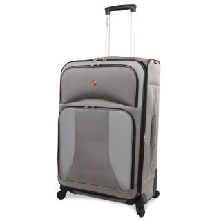 Swiss Gear Pewter 28 inch Spinner Upright Suitcase