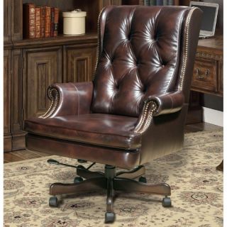 Parker House Prestige DC#112 Leather Desk Chair   Desk Chairs