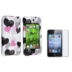 INSTEN Rubber iPod Case Cover/ Screen Protector for Apple iPod Touch