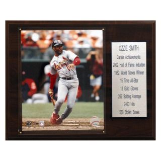MLB 12 x 15 in. Ozzie Smith St. Louis Cardinals Career Stat Plaque   Wall Art & Photography