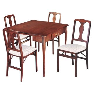 Stakmore Traditional Expanding Dining Table   Cherry