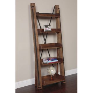 Industrial Open Shelf 81 Leaning Bookcase by American Furniture