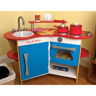 Melissa and Doug Personalized Cooks Corner Play Kitchen   Play Kitchens