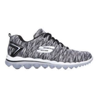 Womens Skechers Skech Air 2.0 Lace Up Black/White   18042730