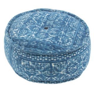 Jaipur Rugs Handmade Cotton Dabu Spill Pouf