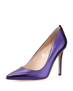 SJP by Sarah Jessica Parker Fawn Metallic Point Toe Pump, Blue