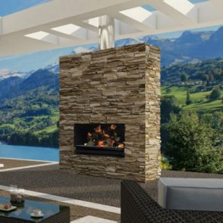 Escea Outdoor Wood Burning Fireplace Insert/Grill with Optional Fascia   Fireplaces & Chimineas