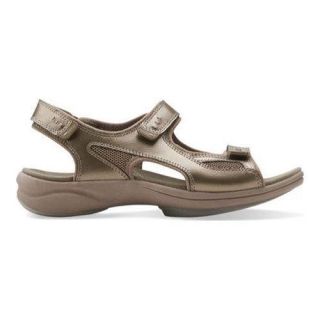 Womens Clarks InMotion Thorn Sandal Pewter Leather  