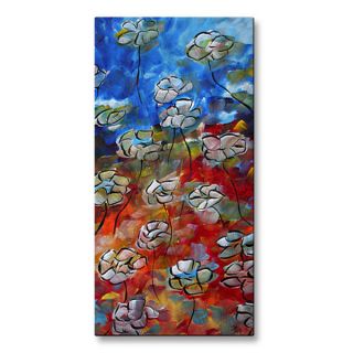 Megan Duncanson Floating Poppies Wall Sculpture   Shopping
