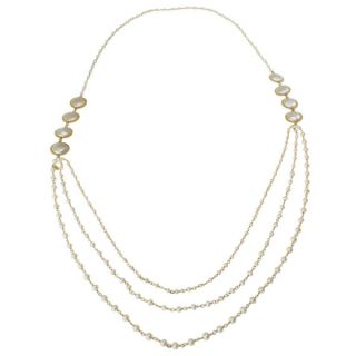 Michael Valitutti Sterling Silver Multi gemsone and Diamond Necklace