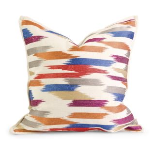 IMAX IK Naledi Embroidered Pillow with Down Fill   Decorative Pillows