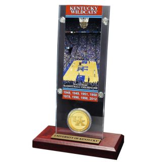 University of Kentucky Basketball National Champs Ticket Plaque with