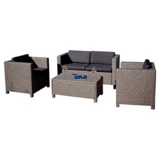 Home Loft Concept Tauton Outdoor Wicker Sofa Set